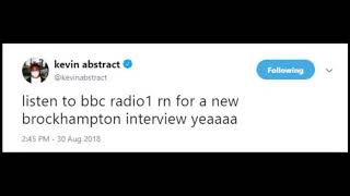 BROCKHAMPTON BBC Radio Interview Annie Mac 83018 [upl. by Imak]