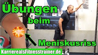 Meniskusriss Wissen und Übungen für´s Fitnessstudio [upl. by Dino]