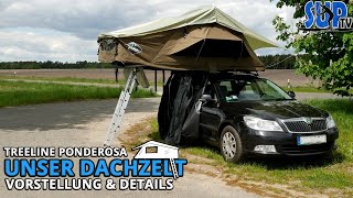 UNSER DACHZELT  ROOMTOUR amp Details zum Autozelt  Treeline Ponderosa im Test 🌳 [upl. by Serene]