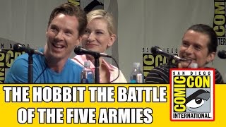 THE HOBBIT 3 Battle Of The Five Armies Comic Con Panel [upl. by Malynda]