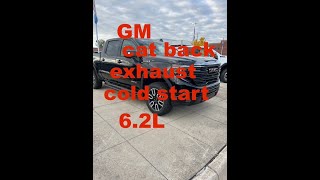 2023 GMC SIERRA1500 AT4 GM PERFORMANCE EXHAUST COLD START [upl. by Ahsad]