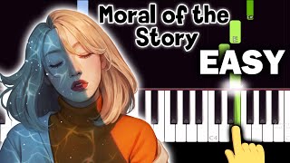 Ashe  Moral of the Story  EASY Piano tutorial [upl. by Spaulding]