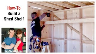 How To Build a Shed Shelf [upl. by Anamor]