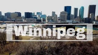 Drone Winnipeg Canada  Manitoba  Canadian Museum for Human Rights  Esplanade Riel Footbridge [upl. by Tanner]