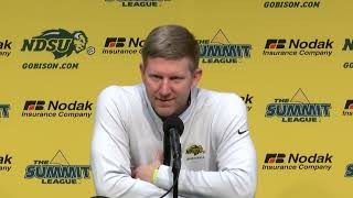 NDSU Mens Basketball Post Game Press Conference  February 8 2024 [upl. by Arba814]