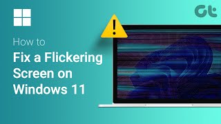 How to Fix a Flickering Screen on Windows 11  Why is My Windows 11 Screen Flickering [upl. by Lacy]