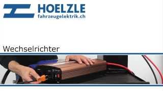 Hoelzlevideo Wechselrichter Inverter Spannungswandler [upl. by Yaniv]