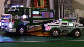 2023 HESS Truck Unboxing Police Truck and Armored Cruiser Lights and Sound [upl. by Consuela]