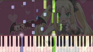 Astarotte no Omocha ED Manatsu no Photograph Piano Synthesia Tutorial [upl. by Tailor456]