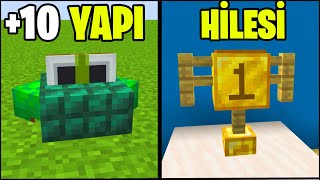 \u00100 GERÇEK OLAN YAPI HİLELERİ  Minecraft [upl. by Eusoj]