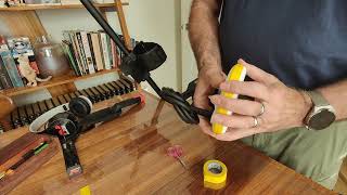 Metal detector Minelab Gold Monster 1000 tips amp hacks tape the search coil [upl. by Hyams]