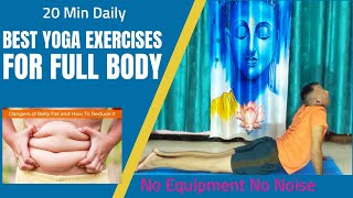 Best yoga exercises for full body  Best yoga for belly fat  yoga for daily life [upl. by Enelkcaj635]