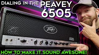 The Best Peavey 6505 Settings For HUGE Tones Dialing In [upl. by Poore]