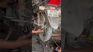 Passion bike service  bikr repairing  modification machanic life splendormodification bikelife [upl. by Aholah]