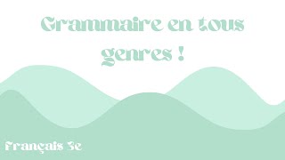 Quelques révisions de grammaire [upl. by Rundgren]