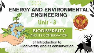 31 Introduction to Biodiversity and its conservation  ES301 [upl. by Mary725]