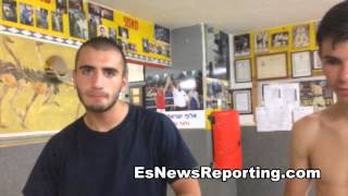 boxers in jerusalm floyd mayweather is TBE EsNews [upl. by Latsyrd]