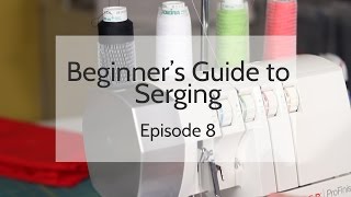 Beginners Guide to Serging Ep 8 Flatlocking [upl. by Illom924]