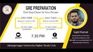 Beginners Guide to GRE  What Why How JUHSC Webinar Bangla [upl. by Mel821]