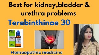 Terebinthinae oleum 30 homeopathic medicine benefits amp uses  Best for urinary problems [upl. by Akehsar]