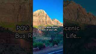 Insane Views from the Zion Park Shuttle [upl. by Albrecht]