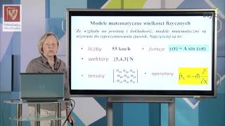 Fizyka I odc 2  Modele matematyczne wielkości fizycznych [upl. by Peggi]