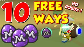 10 FREE WAYS TO GET MYTHIC EGGS in BEE SWARM SIMULATOR [upl. by Lauretta]