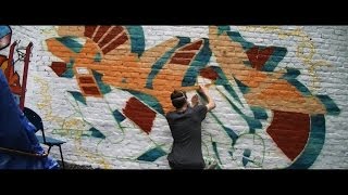 Graff sur mur Mtn94  Graffiti wall bombing session quotPSYM onequot montana 94 HD 1080 [upl. by Ynamreg]