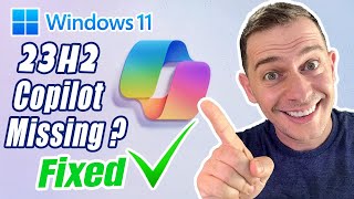 How to Enable Copilot Missing on New Update 23H2 Windows 11 All Methods [upl. by Eniaral267]