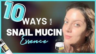 Ten Ways To Transform Your Skin With Cosrx Snail Mucin Essence I Snail Mucin Cosrx Review [upl. by Els974]