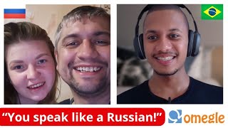 Brazilian surprises Russians by learning Russian on the internet [upl. by Kentigera]