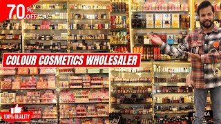 Original All Brands Cosmetics Wholesale Market in Delhi  30 to 75 Off on Print Price [upl. by Kreindler]