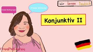 การใช้ Konjunktiv II  ไวยากรณ์ภาษาเยอรมัน  TutorFonnPatcharin [upl. by Bloem]