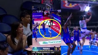 Ricci Rivero shows his signature quotEuro Stepquot on his PBA Debut [upl. by Asteria]