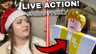 ROBLOX SMILES FAMILY LIVE ACTION  The Smiles Family’s New Dog [upl. by Harneen]