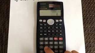 Converting from Degrees to Radians using the calculator Casio fx991MS [upl. by Sosthina513]