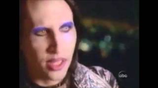 Marilyn Manson speaking about religion and ripping up the Bible 1998 [upl. by Adeuga]