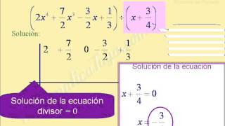 División por Ruffini Ejemplo 2 [upl. by Aivatal]