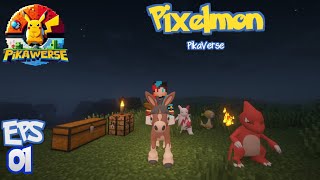 Pixelmon  Petualangan Baru Di Pixelmon Pikaverse Eps 1 [upl. by Brigham160]