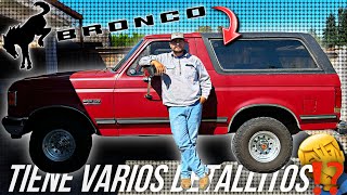 MI PRIMER BRONCO 🐎 1989 Ford Bronco XLT  Interior Rojo  Motor 58 351  Foringas Beto Trokas [upl. by Yesnik]