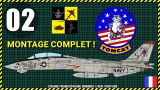 ▶️ 02  REPLAY Montage complet F14A Tomcat au décollage [upl. by Barby869]