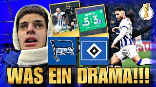 Hertha BSC vs Hamburger SV  Stadionvlog  DRAMA 6 Tore  Elfmeterschießen im DFB Pokal 🤯 MIDO [upl. by Klehm176]