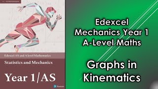 Edexcel A Level Maths Mechanics 1  Graphs for Kinematics [upl. by Alomeda58]