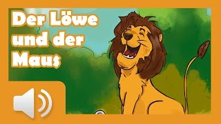 Der Löwe und die Maus  Märchen für Kinder  Hörbuch auf Deutsch [upl. by Ashlin]