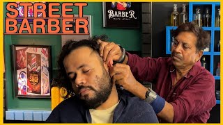 ASMR Relaxing Head Massage and Knuckles Cracking Adjustments by Barber PRADEEP💈asmr [upl. by Joliet335]