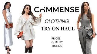 COMMENSE CLOTHING TRY ON HAUL  REVIEW commensetryonhaul commense [upl. by Krahling]