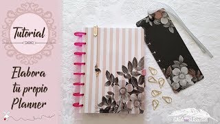 ¡TE VA A ENCANTAR Haz tu propia agenda o HappyPlanner [upl. by Ellis790]