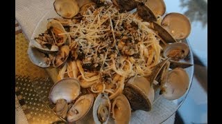 Linguine in White Clam Sauce Italian Recipe [upl. by Kanal206]