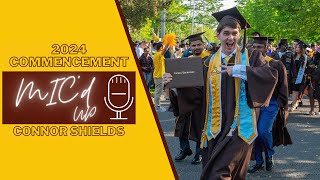 Micd Up 🎙  Connor Shields  Rowan University Commencement [upl. by Hagai]