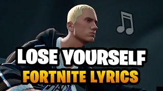 Eminem  Lose Yourself lyrics Clean [upl. by Nuahsyd841]